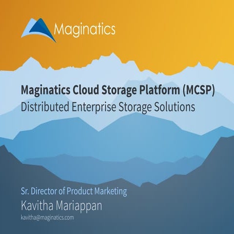 Maginatics Cloud Storage Platform