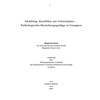 Magister mobbing