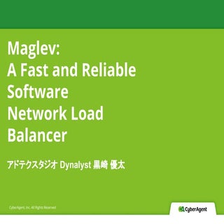 Maglev: A Fast and Reliable Softwar...