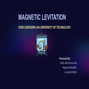 MAGLEV PPT.pptx(Maglev trains, Transportation)