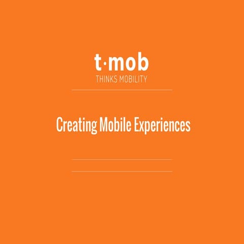 Tmob M-Commerce Framework: Magma 