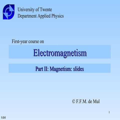 Magnetism slides
