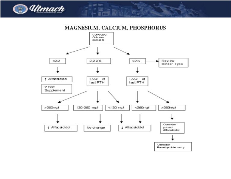 Magnesium, calcium, phosphorus algorithm