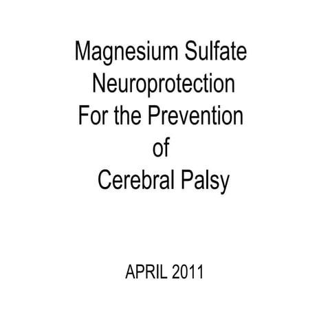 Magnesium sulfate | PPTX