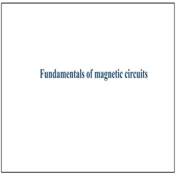 Magnetic circuit Magnetic circuits.pptx_L1-2.pptx