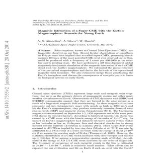 Magnetic interaction of_a_super_cme...