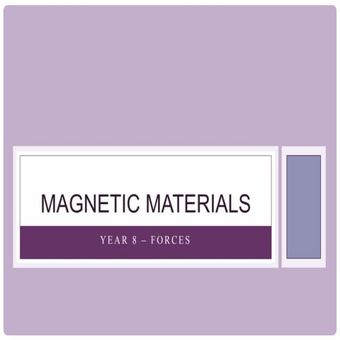 Magnetic materials