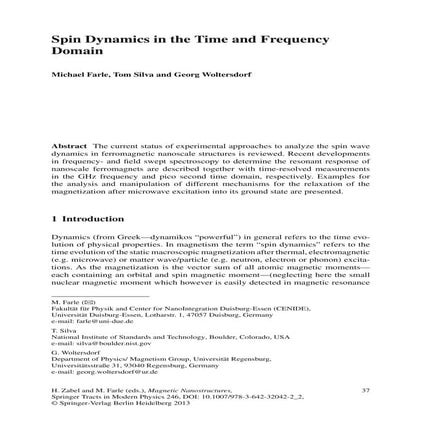 Magnetic nanostructures