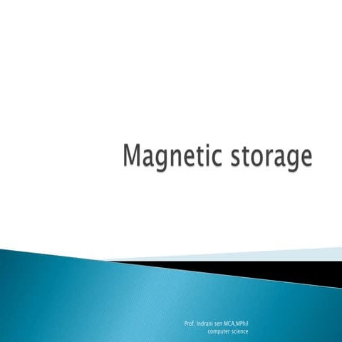 Magnetic storage (1)