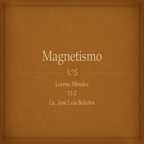 Magnetismo