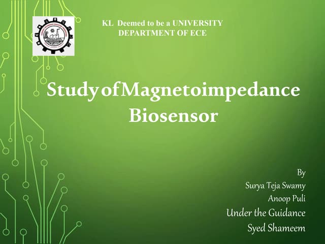 Magneto impedance sensor