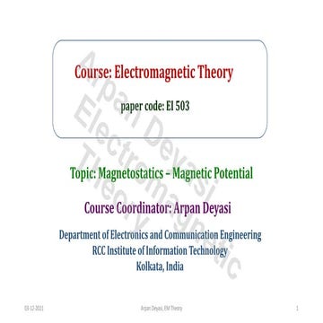 Magnetic Potentials
