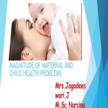 Magnitude of MCH problems | PPTX