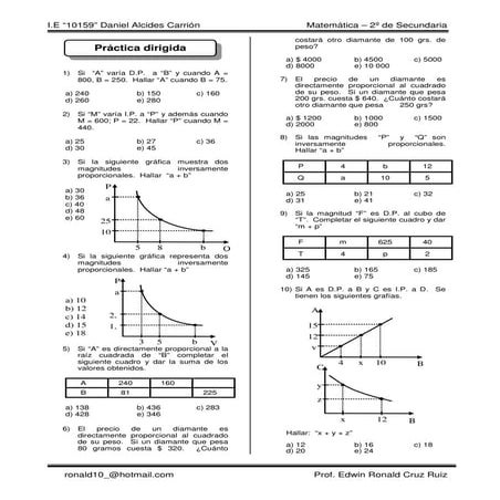 COMPARACIÓN DE MAGNITUDES