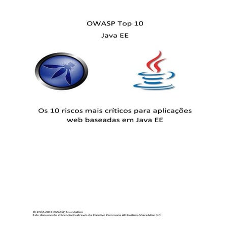 OWASP Top 10 2010 para JavaEE (pt-BR)