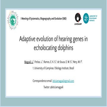 Magpali et al (2020) Adaptive evolution of hearing genes in echolocating dolp...