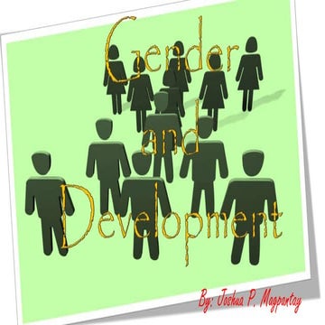 Gender and Development