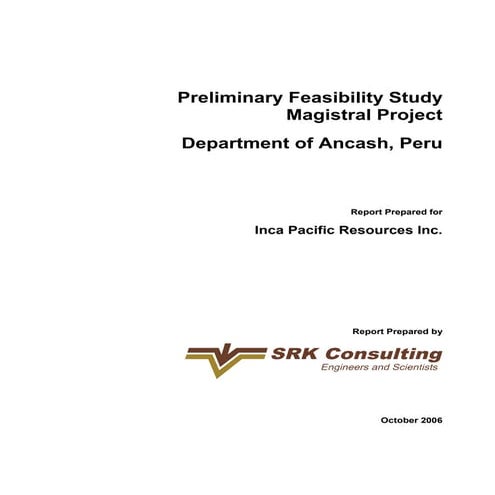 Feasibility study of coal mining and benefication project | PDF