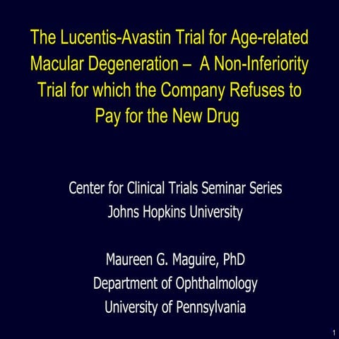 Maureen Maguire April 1 2009