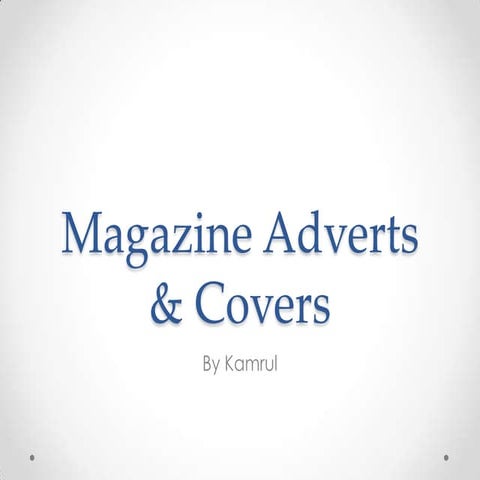 Magz adverts&covers