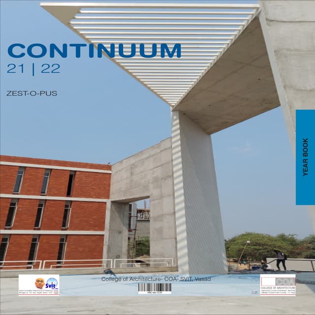 College of Architecture - SVIT Vasad Magazine 2022