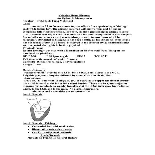 Valvular Heart Disease