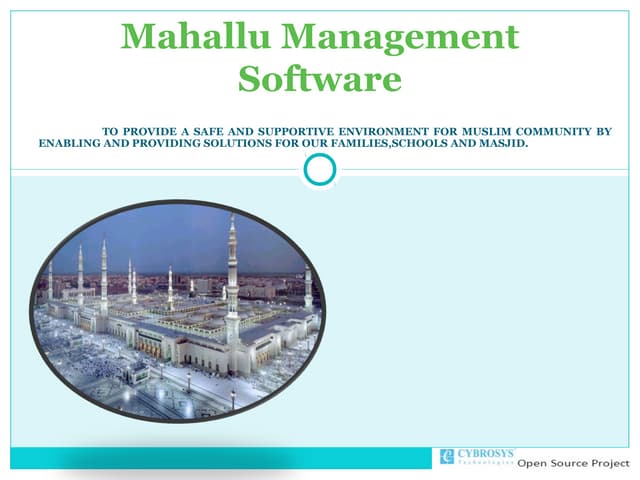Mahallu management software
