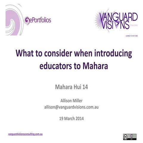Mahara Presentation | PPTX