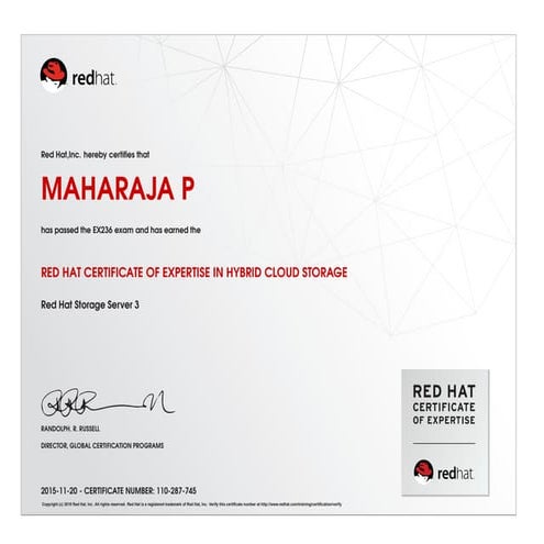Redhat Storage EX236 | PDF