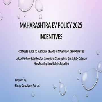 Maharashtra EV Policy 2025 Incentives: Complete Guide to Subsidies ...