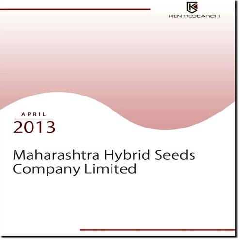 Maharashtra Hybrid Seeds Company Limited Expanding Indian Agriculture to Different Nations