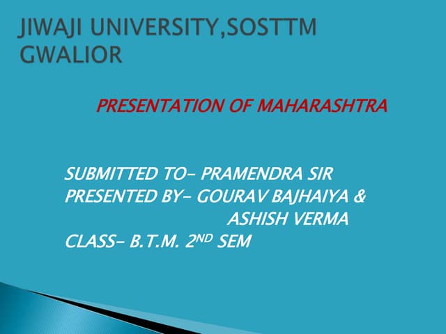 Maharashtra tourism