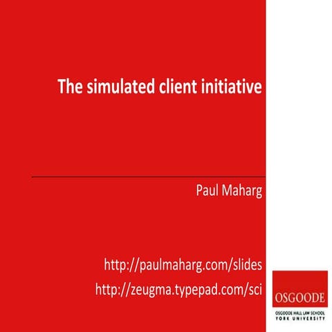 Maharg opd slides for video