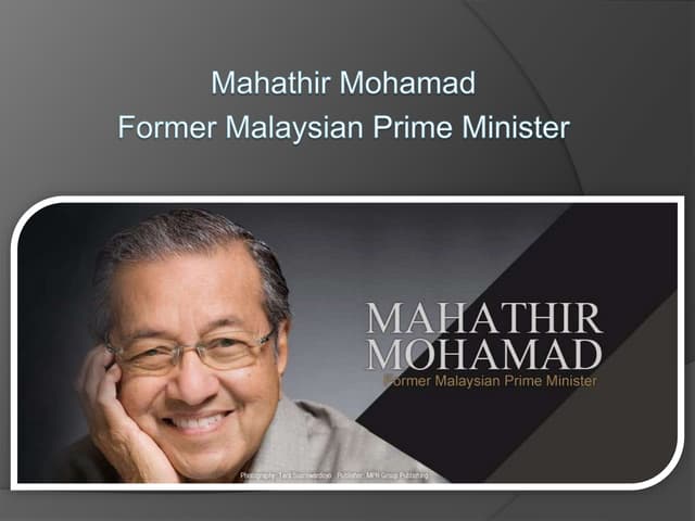 Tun Dr. Mahathir Mohammad