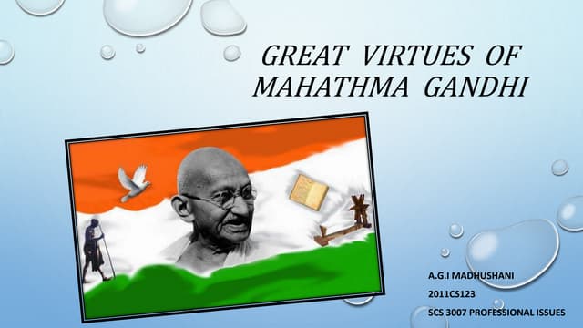 Mahathma Gandhi