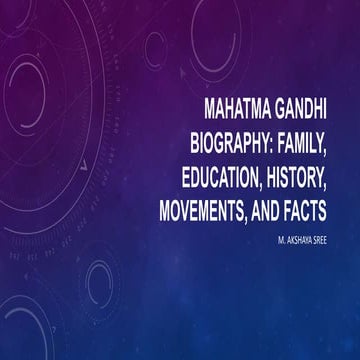 Mahatma gandhi biography