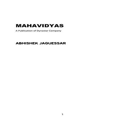 Dynastar Mahavidyas By Abhishek Jaguessar