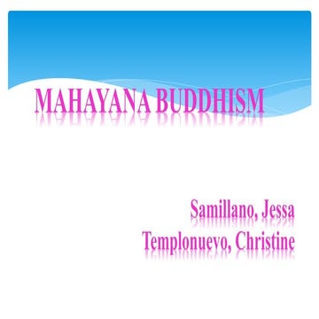 Mahayana buddhism
