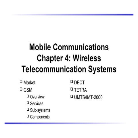 Mobile Wireless TeleCommunication system.ppt