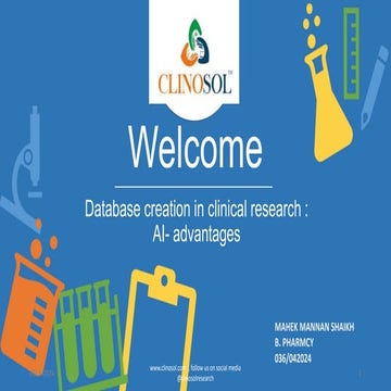 Database Creation in Clinical Trials: The AI Advantage