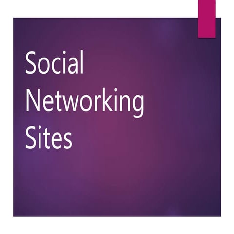 Social Networking Sites