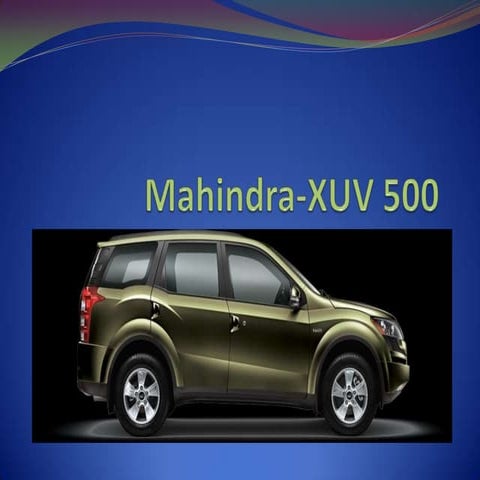 Mahindra xuv 500