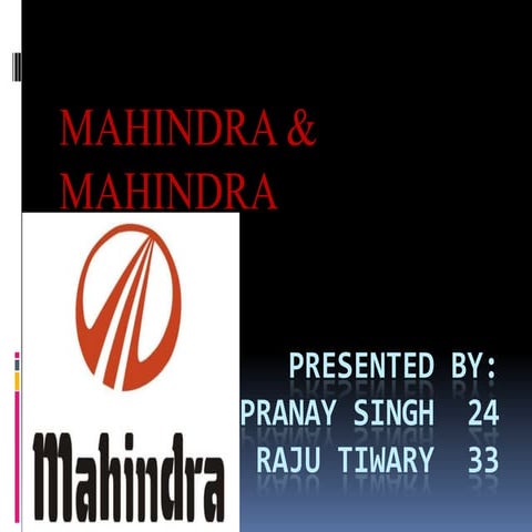Mahindra & mahindra