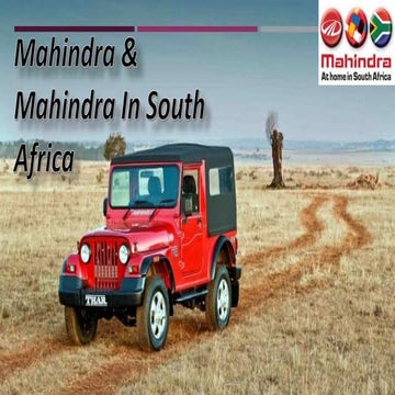 Mahindra & Mahindra in South Africa