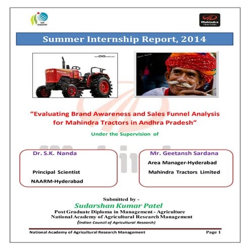Mahindra report 2014 final sudarshan