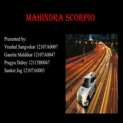 Mahindrascorpio