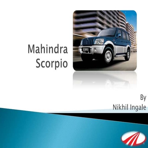 Mahindra scorpio nikhil ingale