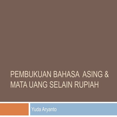 Mahir pembukuan dollar