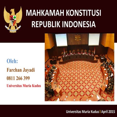 Mahkamah konstitusi