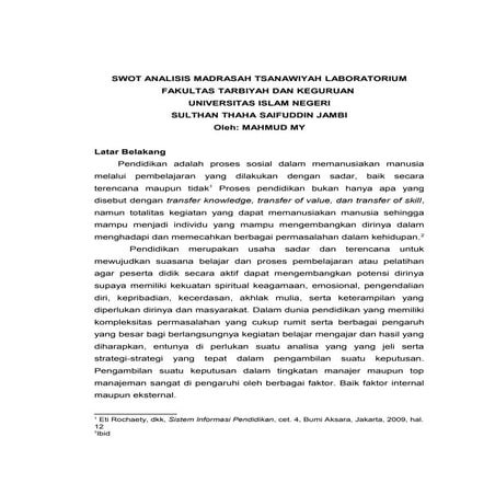 Mahmud my., prof. hafzi ms uin sts jambi